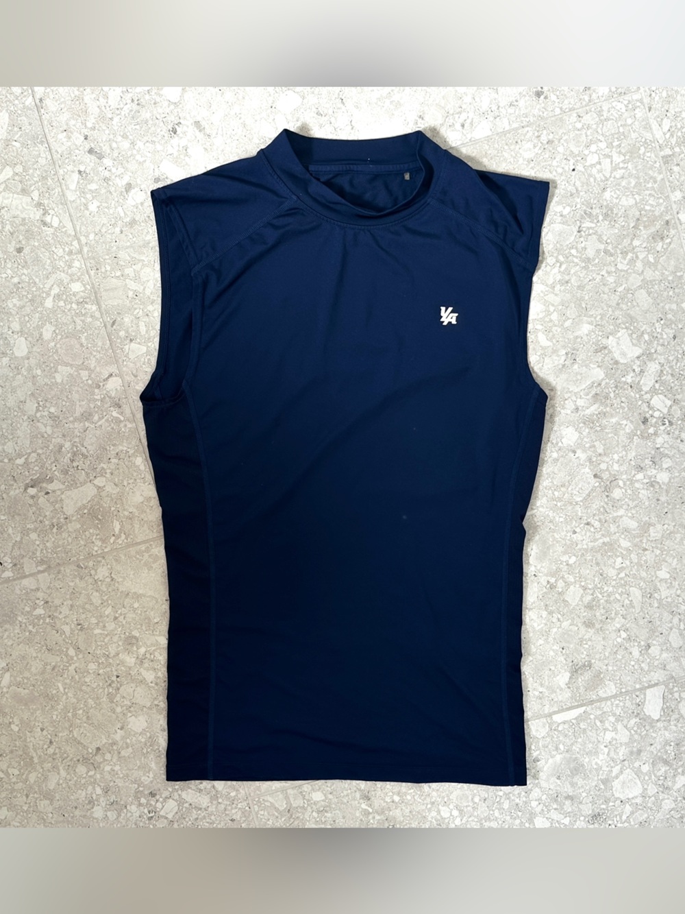 Navy Sleeveless Performance Top